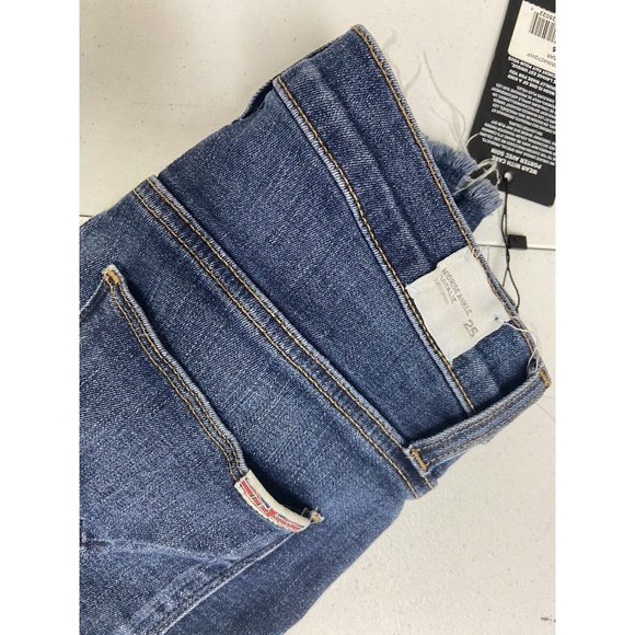 HUDSON Natalie Mid Rise Skinny Jeans Blue Size 25 MSRP $195 - Picture 2 of 5